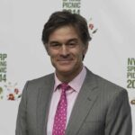 Dr Oz in formal attire at a spring picnic event
