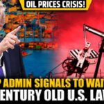 Trump signals waive off 105 year-old U.S. maritime law as he