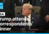 Trump attends White House Correspondents' Dinner for first