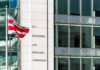 Wine War Warning: Trump Drops 100% U.S. Securities and Exchange Commission building and flag.