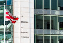 Wine War Warning: Trump Drops 100% U.S. Securities and Exchange Commission building and flag.