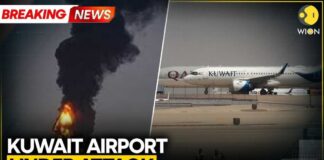 Iran Strikes Kuwait: Drone Attack Targets Kuwait Airport, Several Wounded | WION Breaking