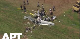 Aerial Footage Shows Devastating Missouri Plane Crash Site Where 12 People Were Killed | APT