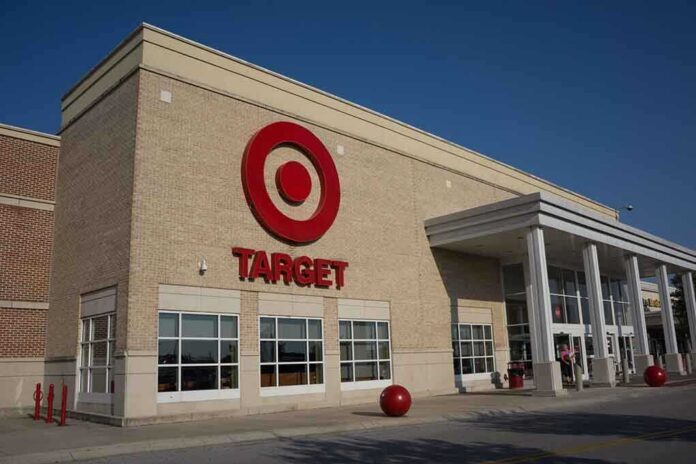shutterstock_194416103 Exterior view of a Target store with a large logo