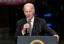 Biden Tapes Drop: ‘Classified Stuff’ Confession elderly man in suit speaking at a podium