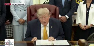 WATCH: President Trump Announces Presidential Military Spouse Commission - 08/03/26