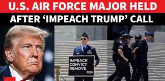 ‘IMPEACH FAILED TRUMP!’: Air Force Major ARRESTED AGAIN After Explosive Attack On POTUS | Watch