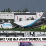 Amazon cargo plane crashes after going off Miami International Airport runway