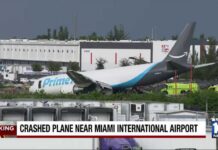 Amazon cargo plane crashes after going off Miami International Airport runway