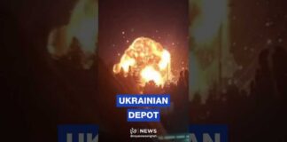Russia strikes Ukrainian arms depot near Kyiv, killing 37