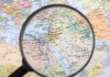 Pakistan’s ‘Any Extent’ Vow Raises Stakes Magnifying glass over Middle East map